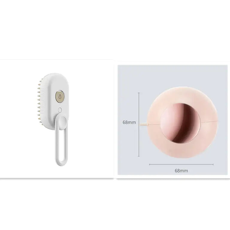Cepillo para mascotas con vapor | Elimina pelo y desinfecta fácilmente