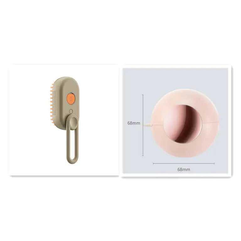 Cepillo para mascotas con vapor | Elimina pelo y desinfecta fácilmente
